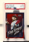 2022 Topps Fire Shohei Ohtani Gold Minted Flame Throwers PSA 10 Gem Mint