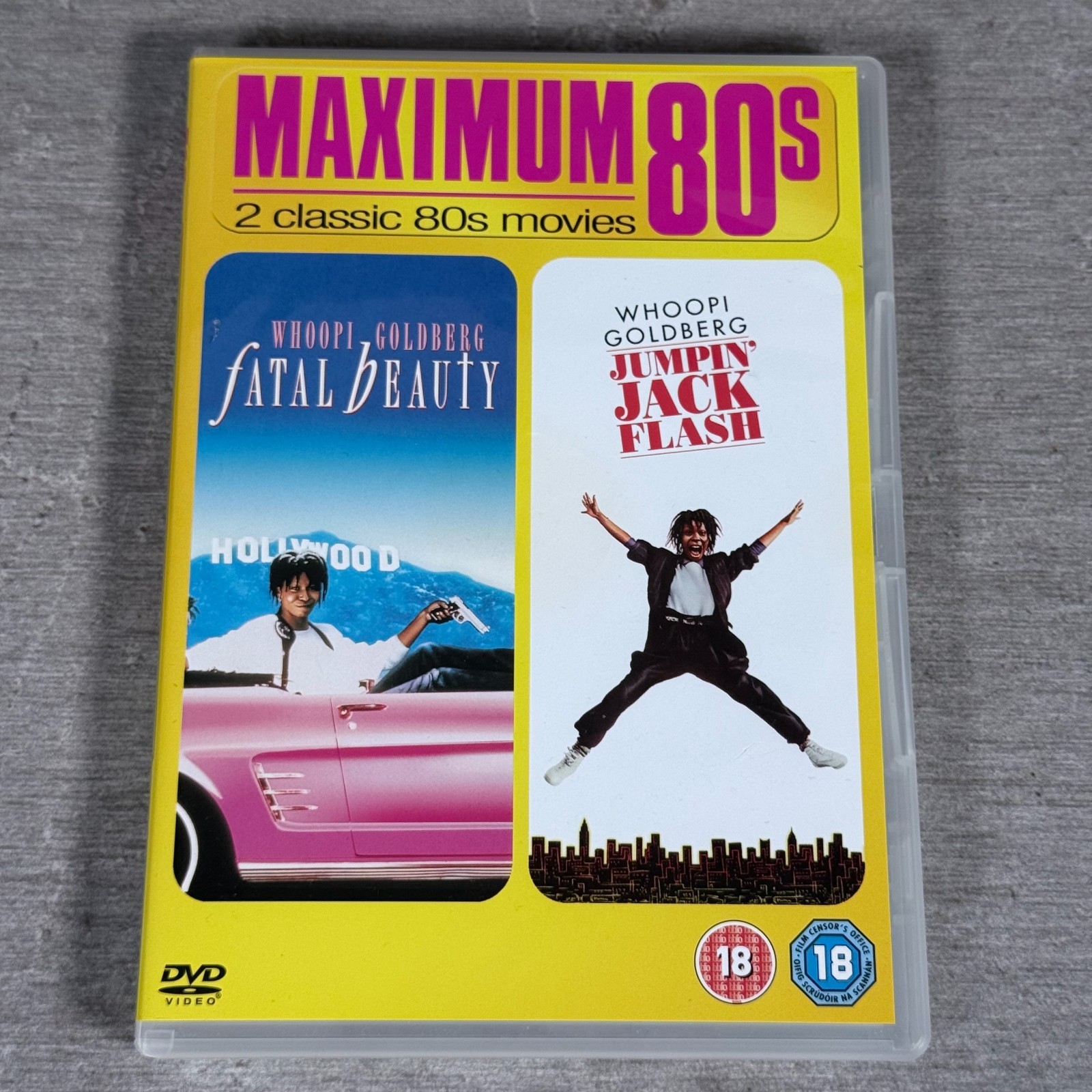 Fatal Beauty & Jumpin' Jack Flash DVD Set - 80s Comedy Classics Whoopi Goldberg