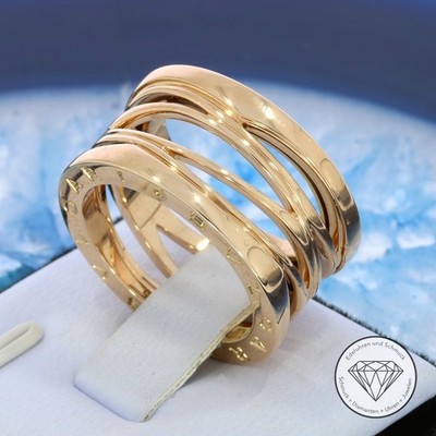 Wert 3.600,- Original Bvlgari Bulgari B.zero1 Ring 750 / 18 Kt Rosé Gold xxyy