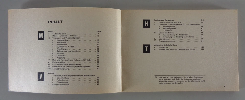Manual De Taller Inspección VW Escarabajo, T2, K70, Tipo 3 + Tipo 4 Estado 1973 - Imagen 2 de 3