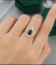 Handmade Sun Stone Ring - Sterling Silver Jewelry June Birthstone Bohemian Style