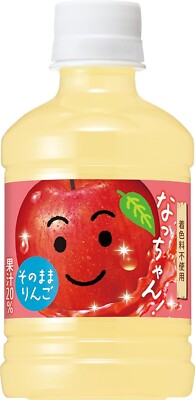 Suntory Nacchan apple 280ml x 24 bottles From Japan Apple