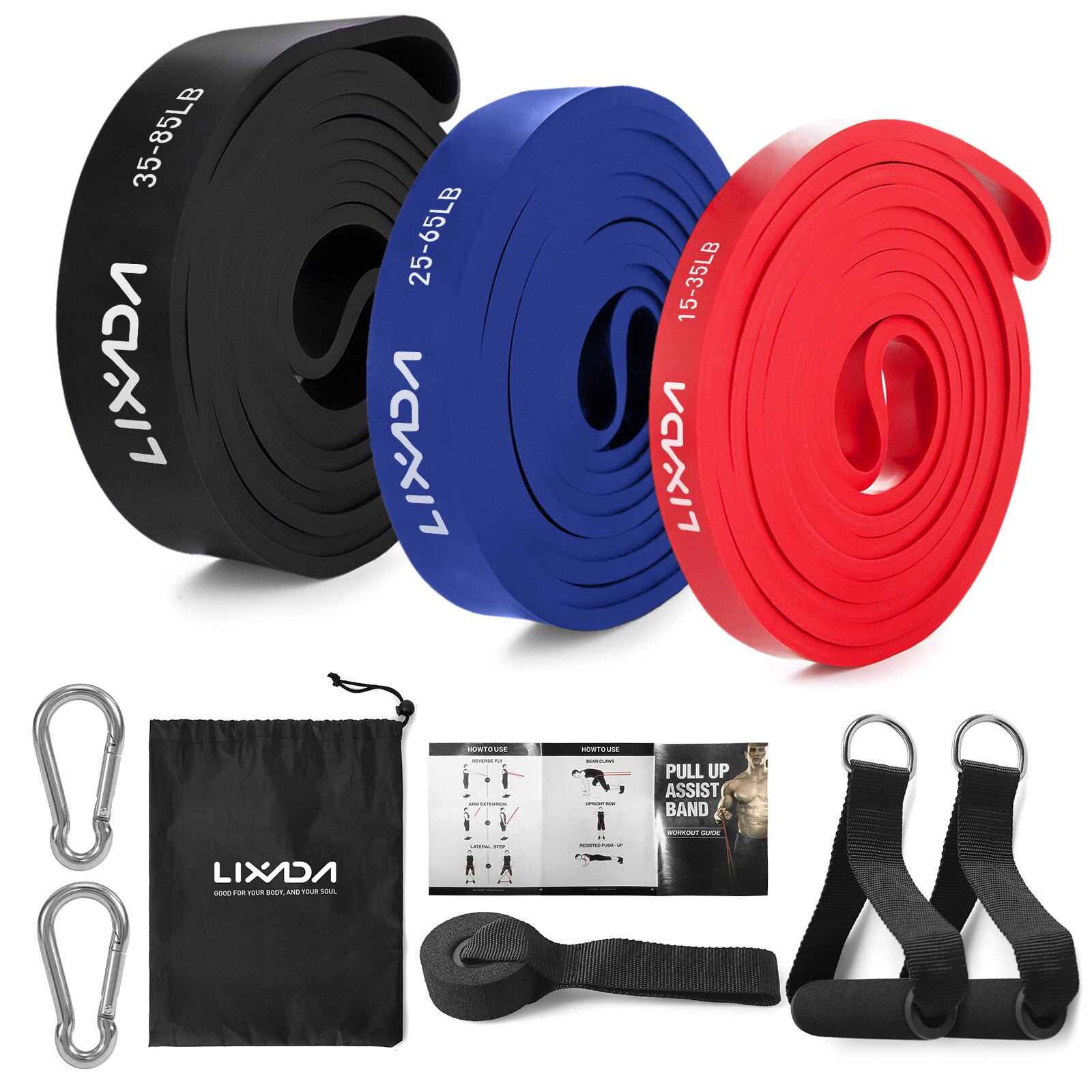 Set Durable Pull Up Assist Bands C7j3