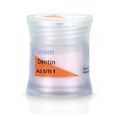*1-Piece* Ivoclar Vivadent IPS e.max Ceram A3.5/TI 1 Dentin 20g Refill 596961