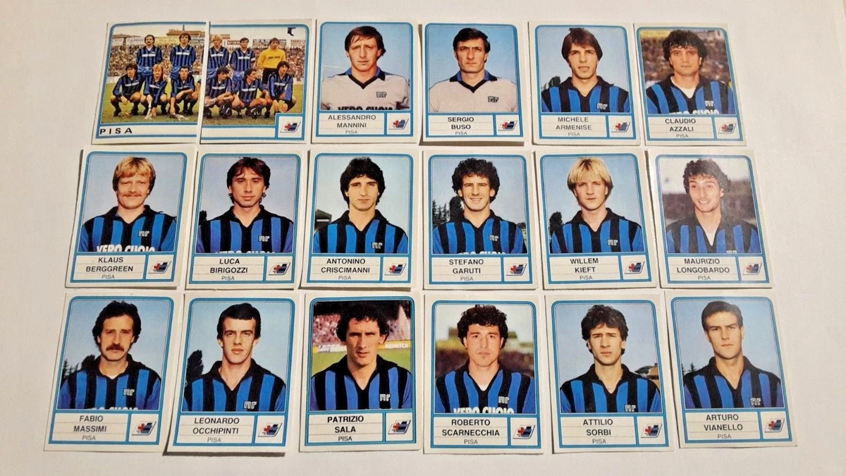 Figurine Panini Calciatori 1983/84 – Cavese N°392 – Logo Juventus – Édition Complète