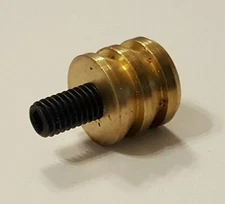 Grip Button Jag .50 Caliber 10x32 Thread Brass Muzzleloader
