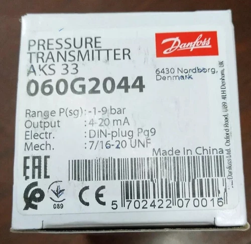 NUOVO DANFOSS AKS33 060G2044 Trasmettitore di pressione UPS spedizione - Foto 1 di 1