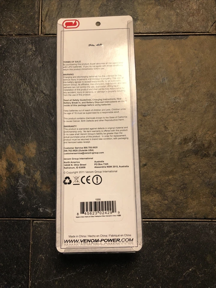 Venom VNR1558 DRIVE 25C 2S 5000mAh 7.4V LiPo Plugs 3 Pack - Image 4 of 4