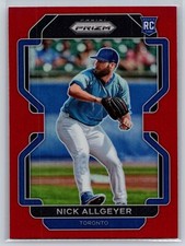 2022 Panini Prizm #169 Nick Allgeyer Red Prizm
