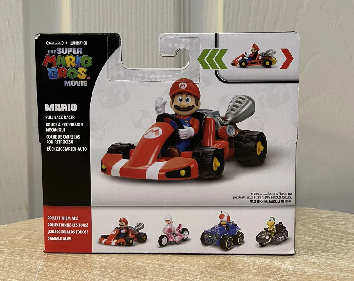 Nintendo super mario film kart racer avec figurine mario