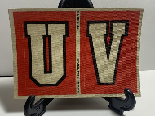 U & V #28 card