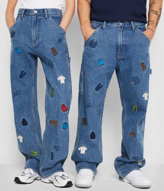 RARE NWT GAP x Sean Wotherspoon Embroidered Denim Relaxed RARE NWT GAP x Sean Wotherspoon Embroidered Denim Relaxed