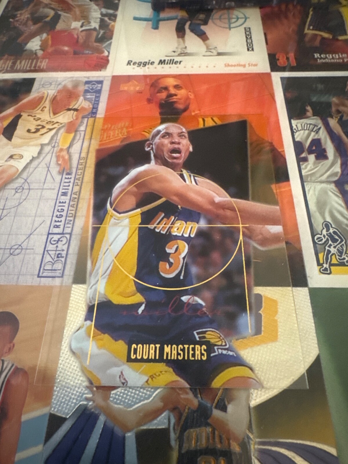 Reggie Miller 1996 Fleer Ultra #13 Court Masters Price Guide 