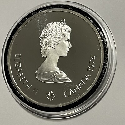 1976 Montreal Canada Olympic Zeus ￼$10 Sterling Silver Proof Rare