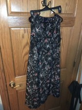 Venezia Midi Sz 14/16 Floral Dress Whimsical Flowy Classy Sleeveless
