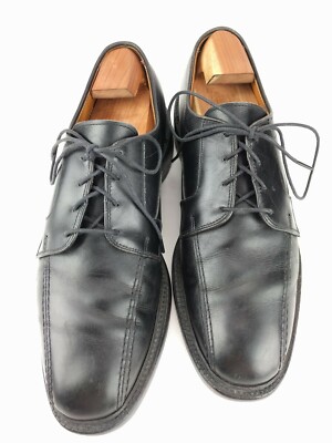 Mens ALLEN EDMONDS Oxford HILLCREST BLACK Leather Shoes Size  display picture 1