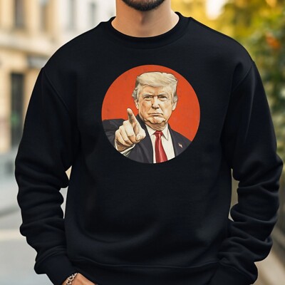 Trump Hand Drawing Sweatshirt Cosy and Perfect for Any Occasion S to 4XL