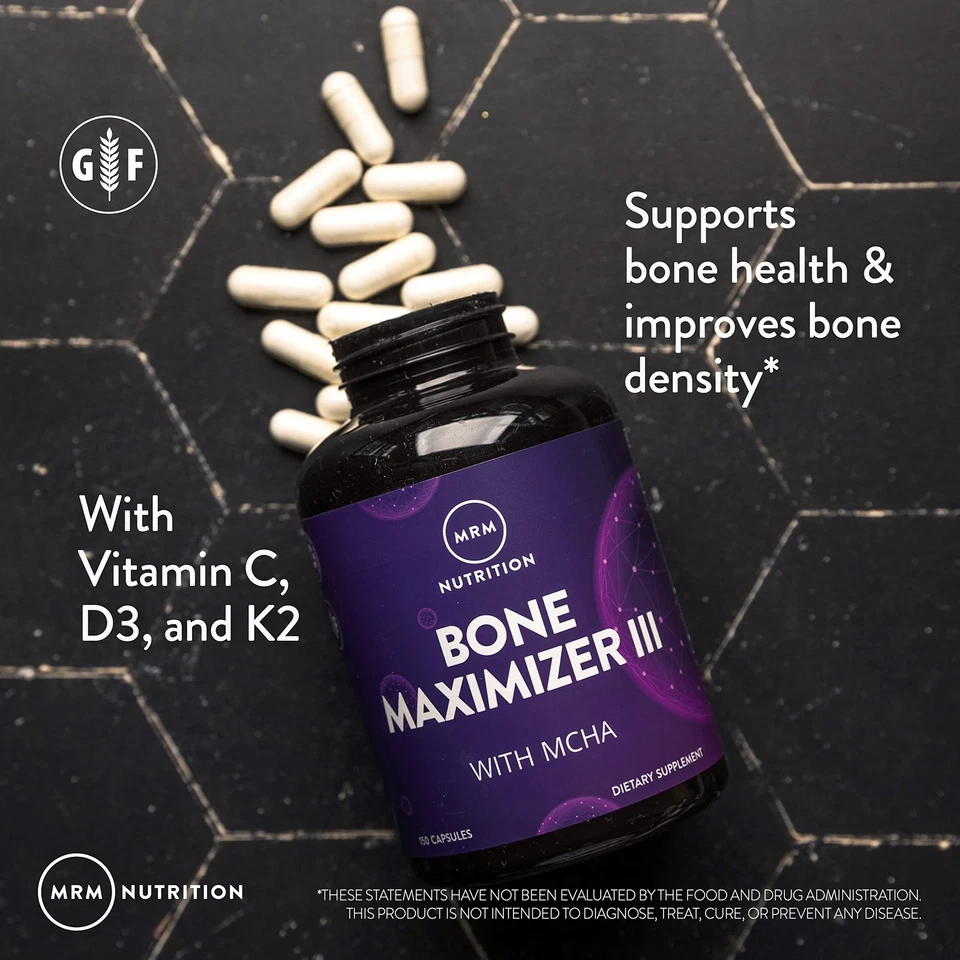 MRM Bone Maximizer III 150 Cápsulas Suplemento Nutricional para la Salud Ósea Foto 4 de 4