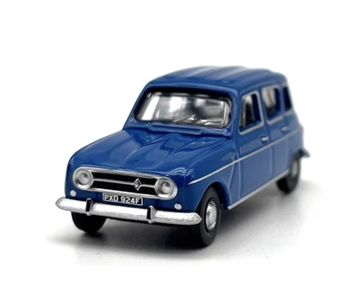 1:76 Blue Renault 4 Compact Sedan Model Diecast Metal Car - Picture 1 of 6