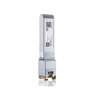 10Gb SFP+ to RJ45 Module, 10Gbase-T Ethernet SFP+ Copper Transceiver for Ubiq...