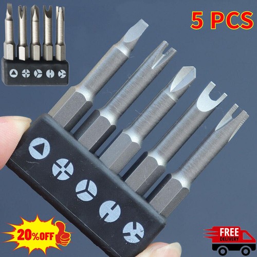 5PCS Special-Shaped Screwdriver-Set Tool UY Shape Triangle T5C6 L5C8 - Picture 3 of 13