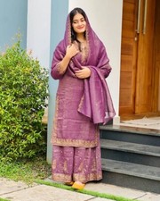 Women Eid Dress Pakistani Salwar Kameez Ready To Wear Suit Wedding Party 3 Piece