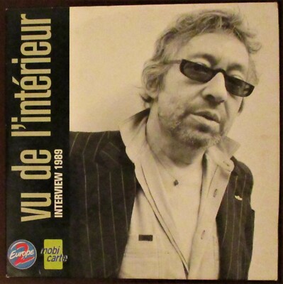 SERGE GAINSBOURG - VU DE L'INTERIEUR INTERVIEW CD PROMO