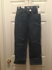NWT Oshkosh Little Boys Jeans Adjustable Waist Blue Size 12R Classic Cut