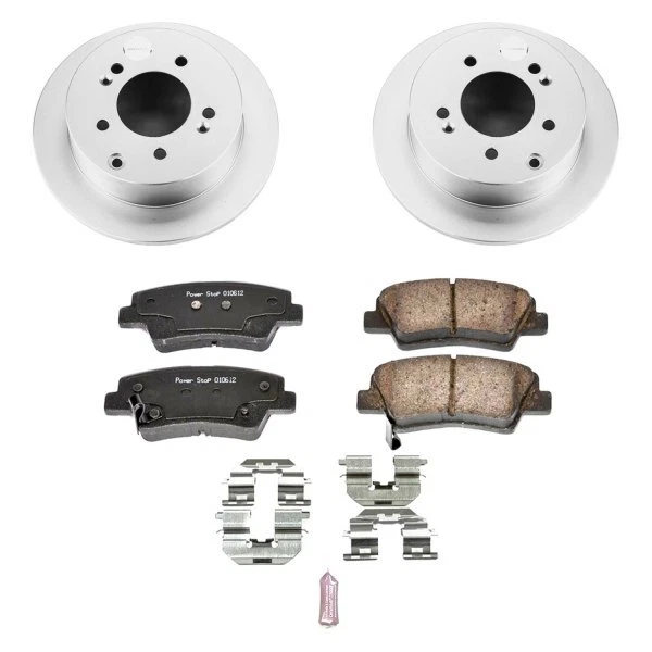 Power Stop CRK5916 Z17 Evolution Geomet Plain Rear Brake Kit for 10-13 KIA SOUL — 第 3/3 张图片