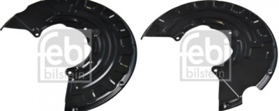 2 x FEBI Spritzblech Ankerblech Vorne für VW SCIROCCO AUDI A3 TT SEAT LEON