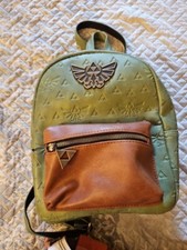 Zelda Videojuego Verde y Marrón Mini Mochila Accesorio