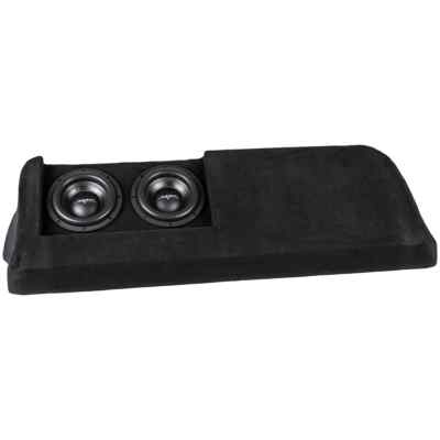 NEW DUAL 8'' 1200W LOADED SUB BOX FITS 2015-2022 CHEVY COLORADO CREW CAB