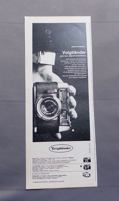 PUB WERBUNG ALTE ADVERT CLIPPING 240617 / VOIGTLÄNDER KAMERA