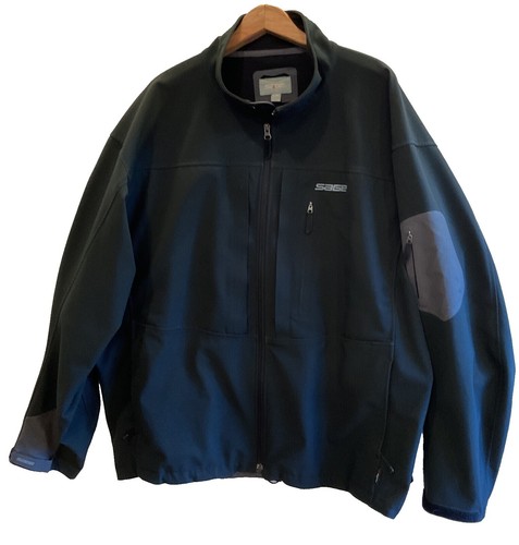 Vintage Lands End Squall Jacket Zip Polartec Lined USA Men's Tall