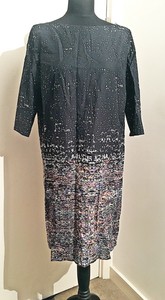 geometric midi dress