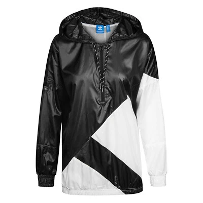 adidas Originals Damen EQT Equipment Windbreaker Colorado Jacke Schwarz Weiß  - Bild 1 von 3