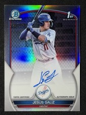 2023 Bowman Chrome #CPA-JGZ 1st Jesus Galiz Refractor Auto /499