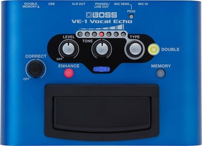 Boss VE-1 Vocal Echo Prozessor für Sänger - NEU