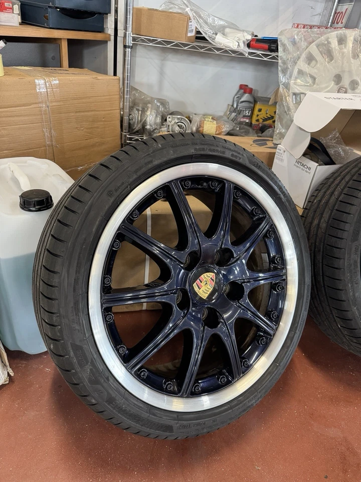 Cerchi Porsche Originali BBS GT3 996 986 964 993 8x18 ET52 2x 10x18 ET 65 - Imagen 3 de 4