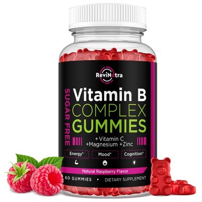 Vitamin B Complex Gummies for Women & Me, Vitamin B12, B1, B2, B3, B6, B7, B9...