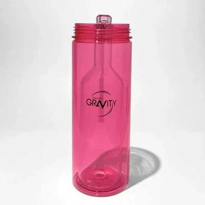 (Pink) Gallant Glass Gravity Bong Hookah by Gallant Gravity with Glass Bowl