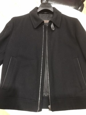 HUGO BOSS Selection Wool Cashmere Sz: Large Men Coat Jacket EUC