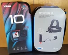 NEW - GoPro HERO 10 Black 5.3K60 23 MP Action Camera Bundle Adventure Kit