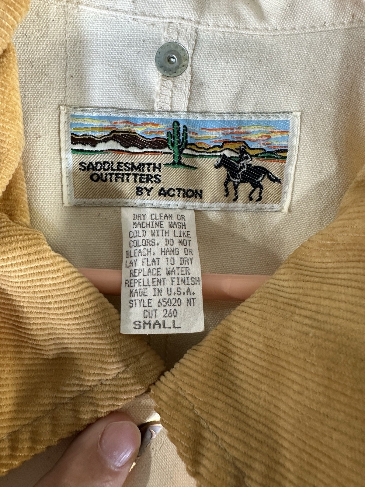 Saddlesmith Outfitters By Action Cowboy Dust Cover  Small New 