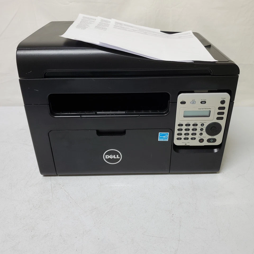 Impresora láser Dell B1165nfw blanco y negro 5K páginas con tóner todo en uno ADF Wi-Fi Foto 3 de 4