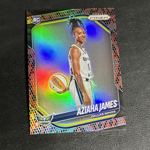 2025 Panini Prizm WNBA - Aziaha James #83 (RC) Snakeskin SSP Case Hit Dallas
