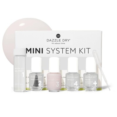 Dazzle Dry Mini Kit 4 Step System - Prima Ballerina, a sheer and milky delica...