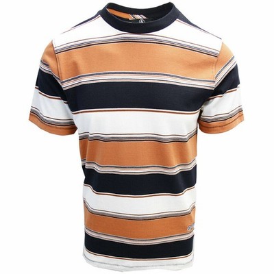 Volcom Herren T-Shirt Burnt Orange Chromatic Crew S/S (S02)