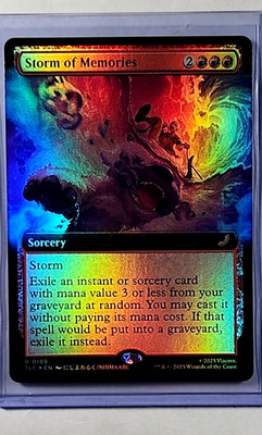 MTG Magic The Gathering TLE Avatar The Last Airbender Foil 199 Storm of Memories