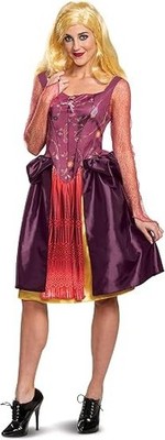 Disguise womens Disney Hocus Pocus Sarah Classic Adult Costume, Size (12-14)